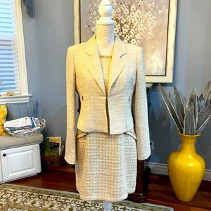 Dress with blazer Sparkle weaved material